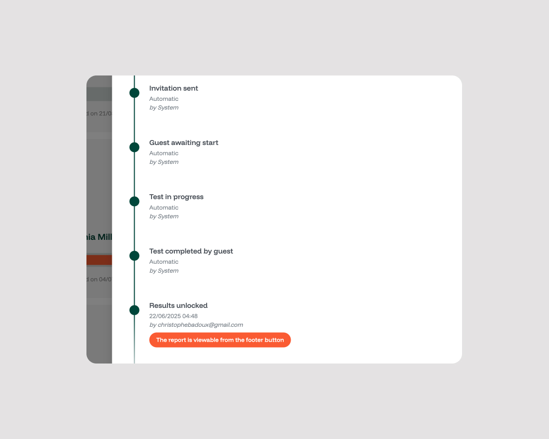 Suivis des passations